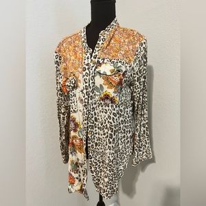 Women’s Medium Anthropologie Button Up Top